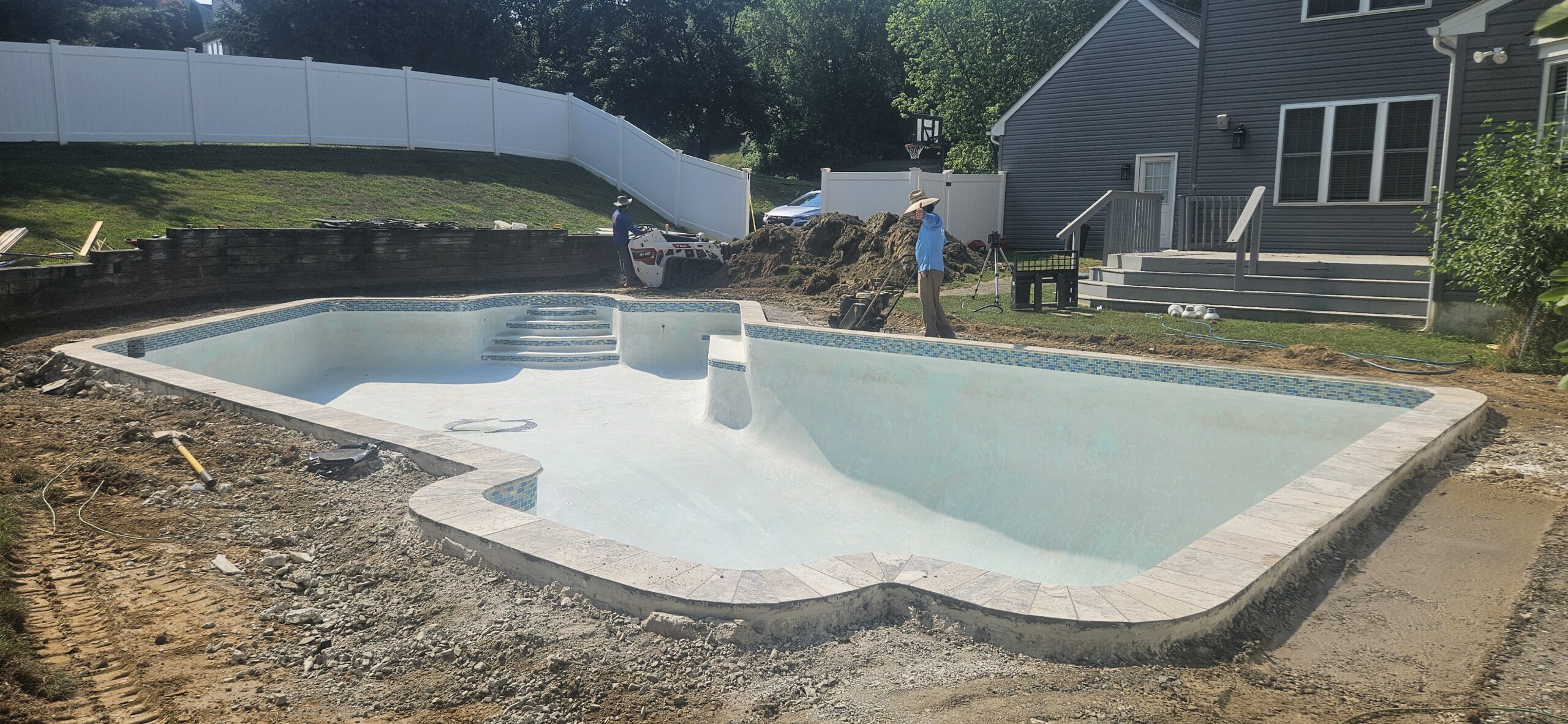 Downingtown, pa pool renovation & concrete pool deck