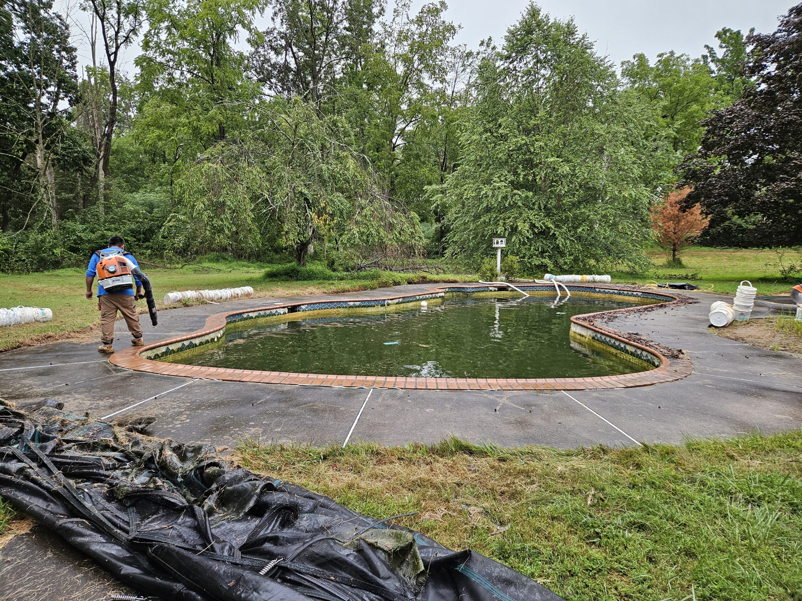 Glenmoore, pa pool renovation