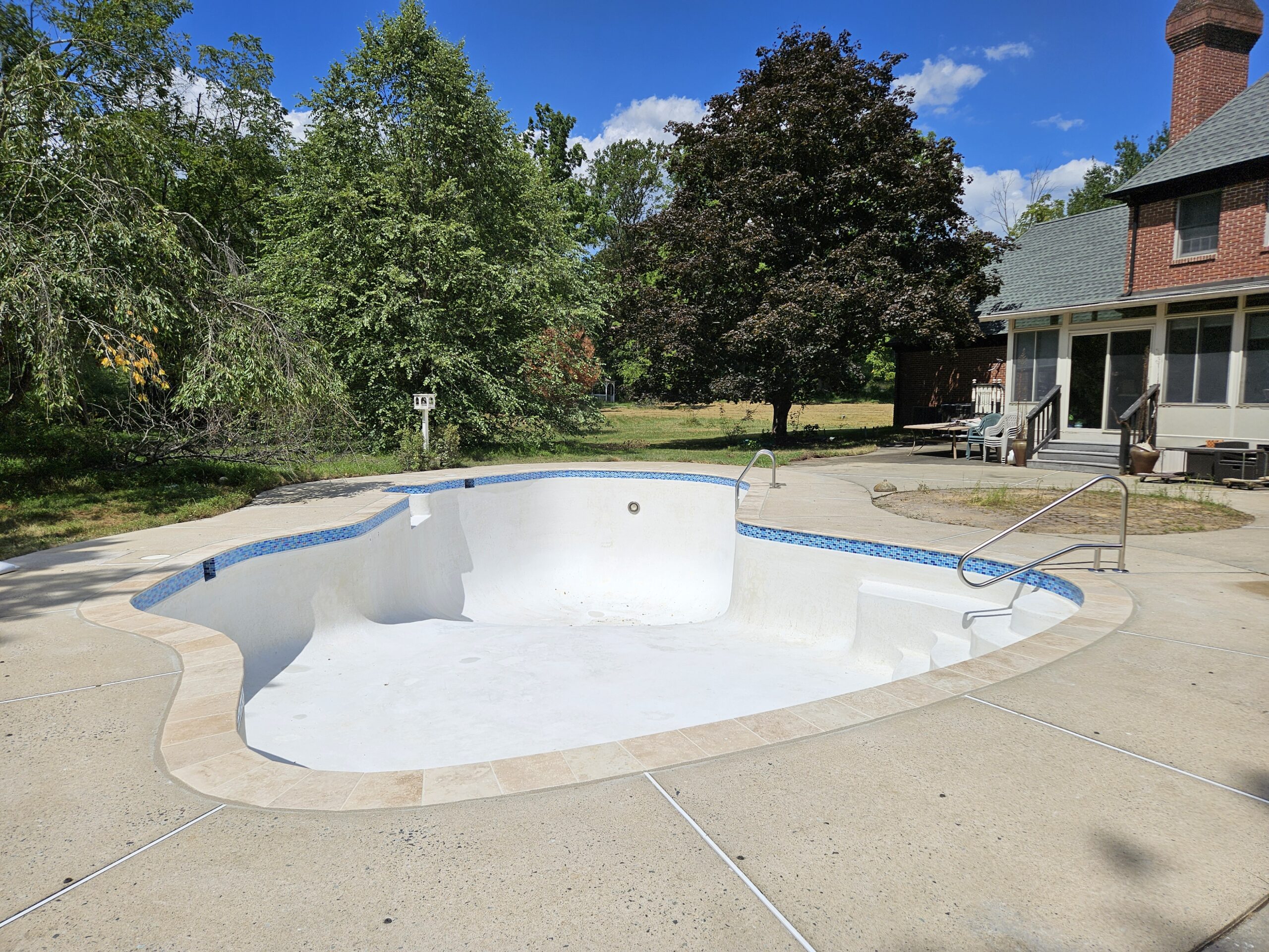 Glenmoore, pa pool renovation