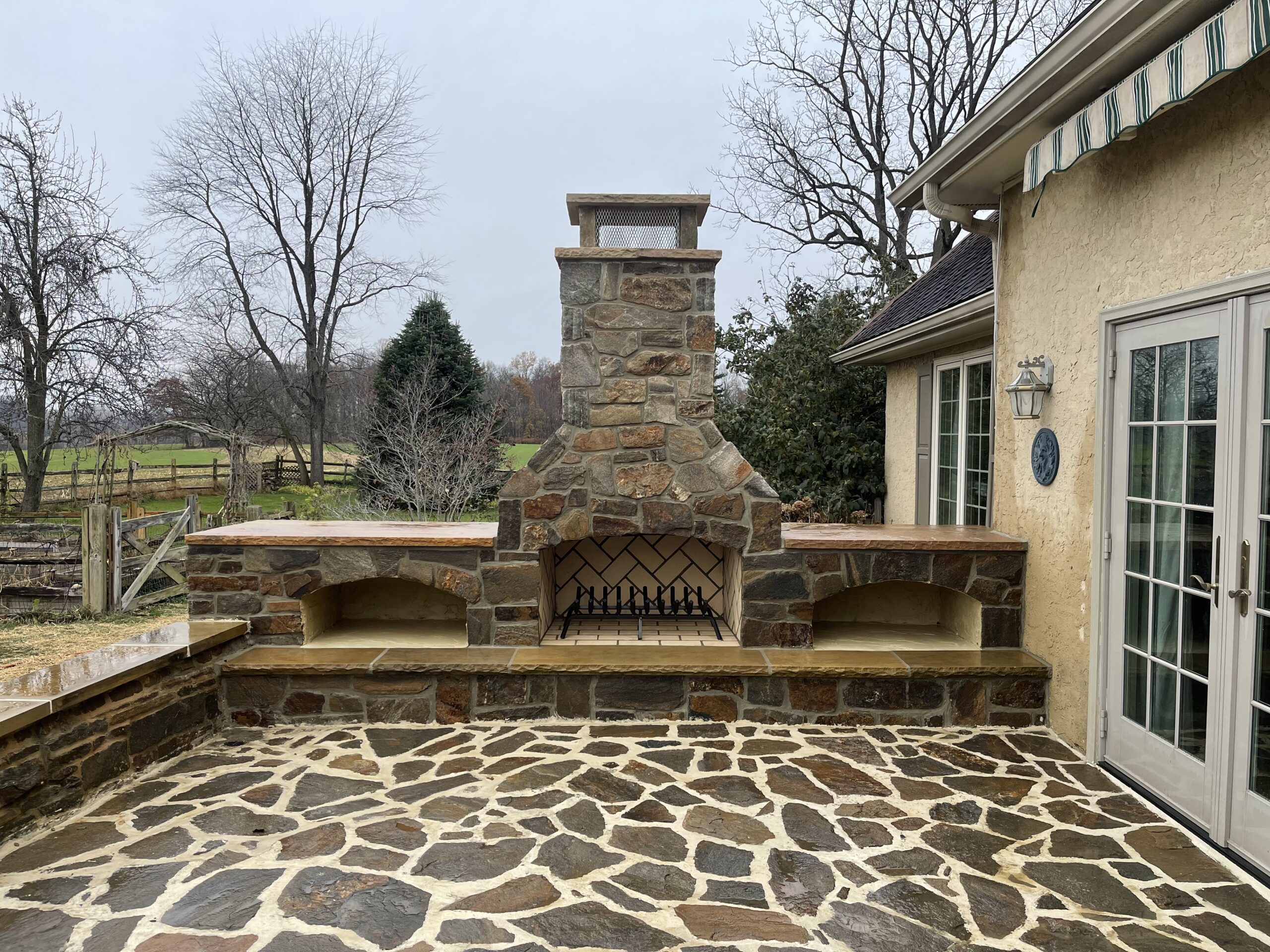 unionville.pa outdoor chimney