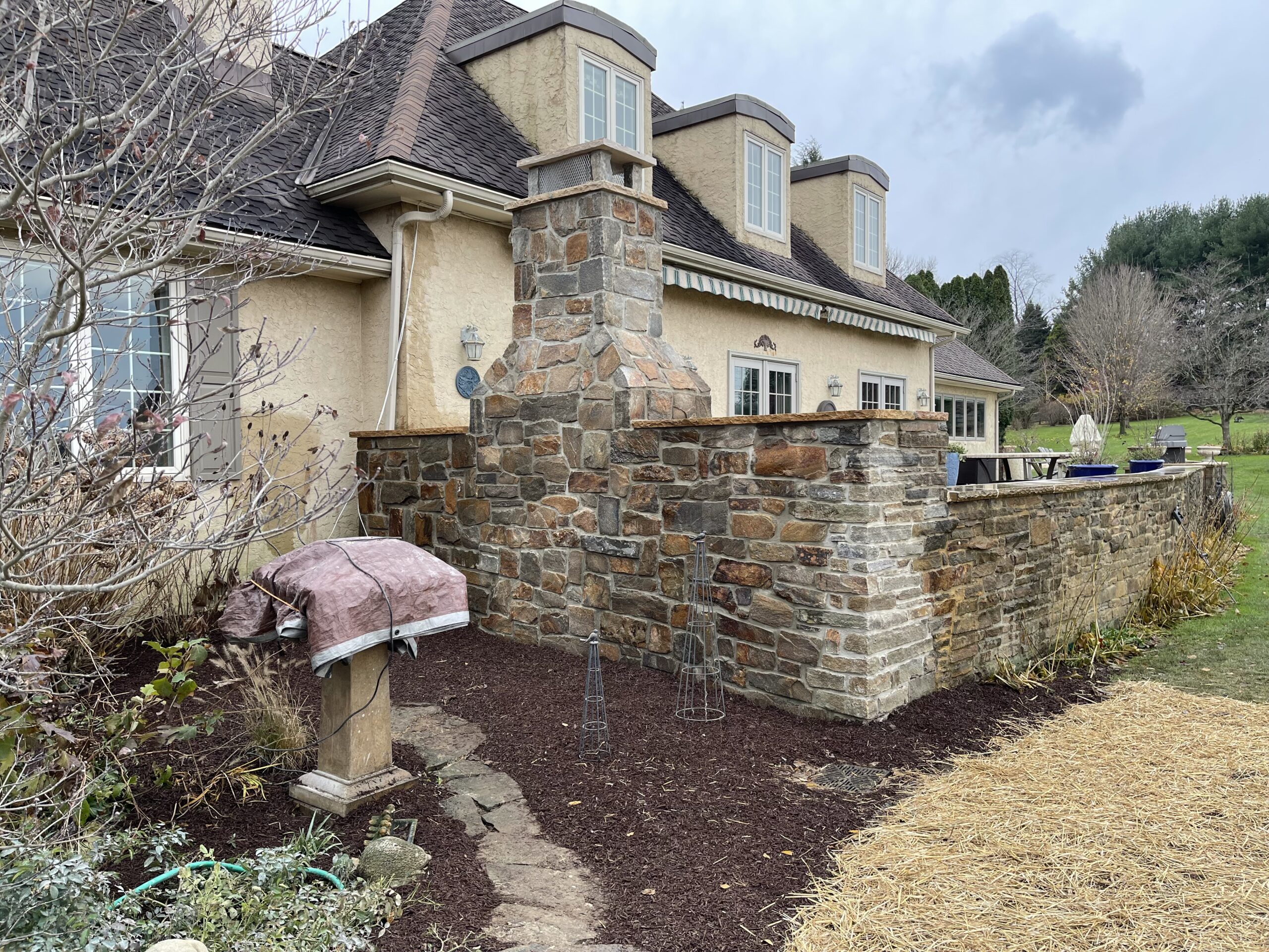 unionville.pa outdoor chimney