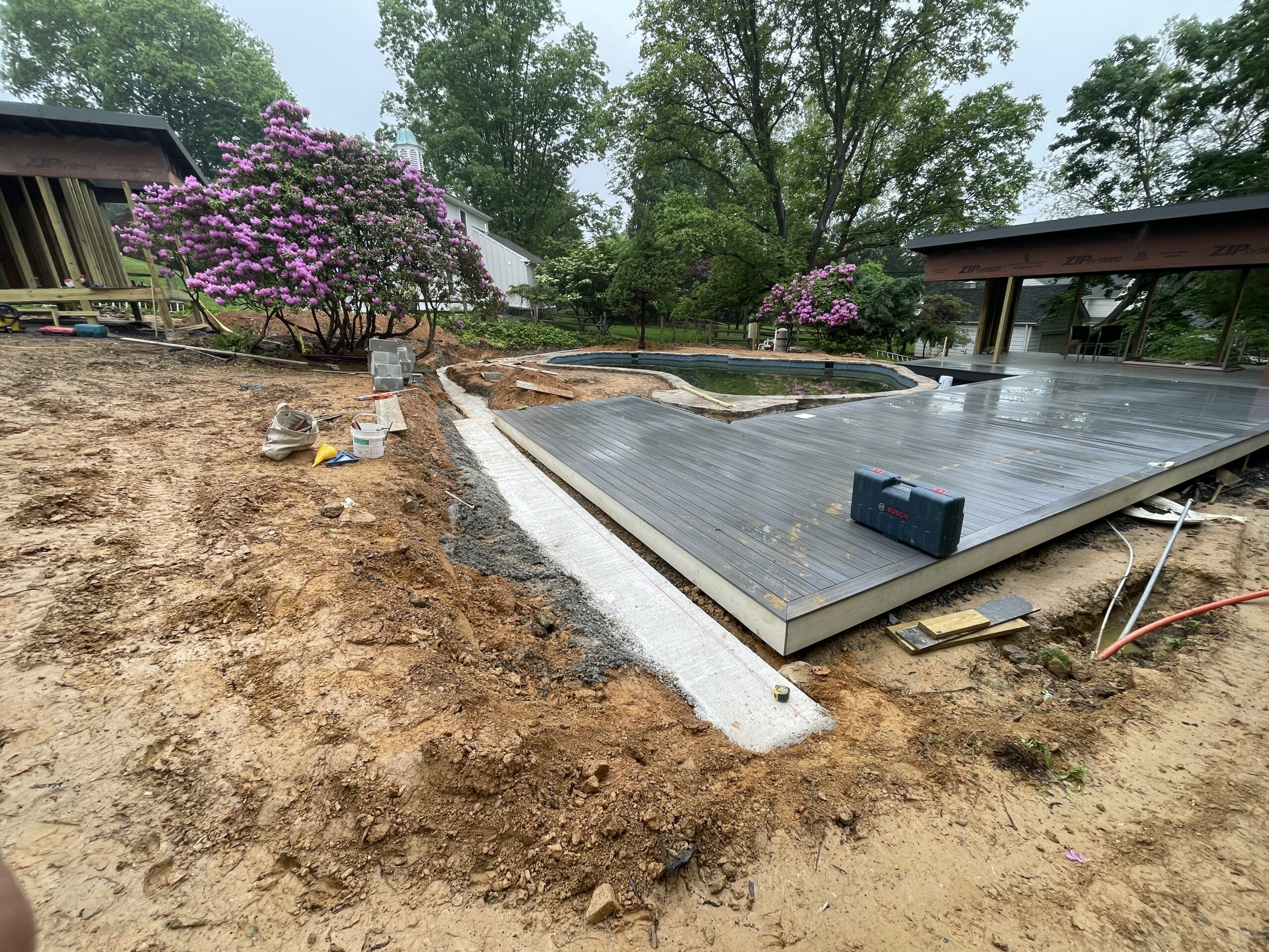 Wayne, pa pool renovation & landscaping