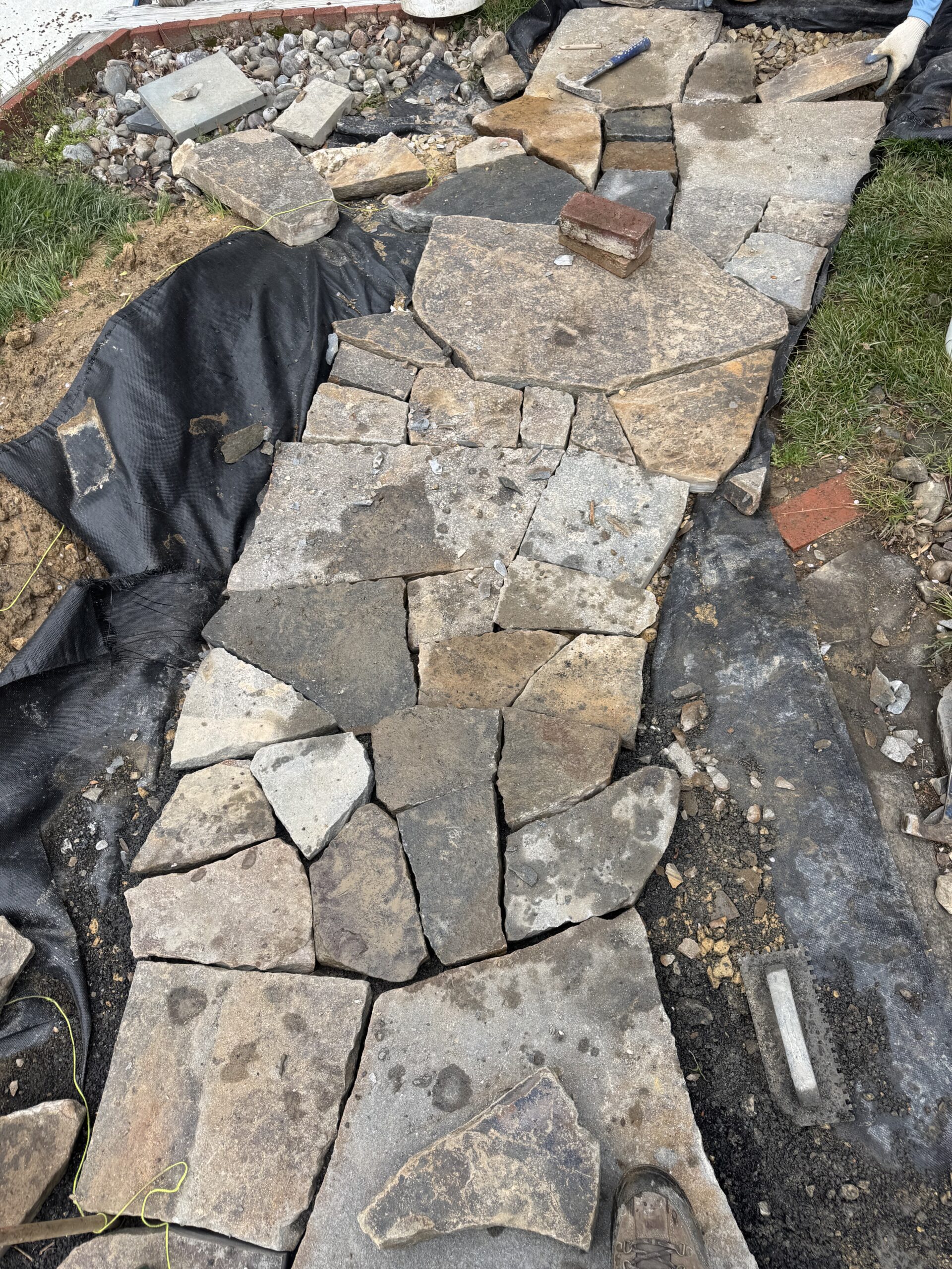 Stone Walkway Installation | Newtown Square, PA