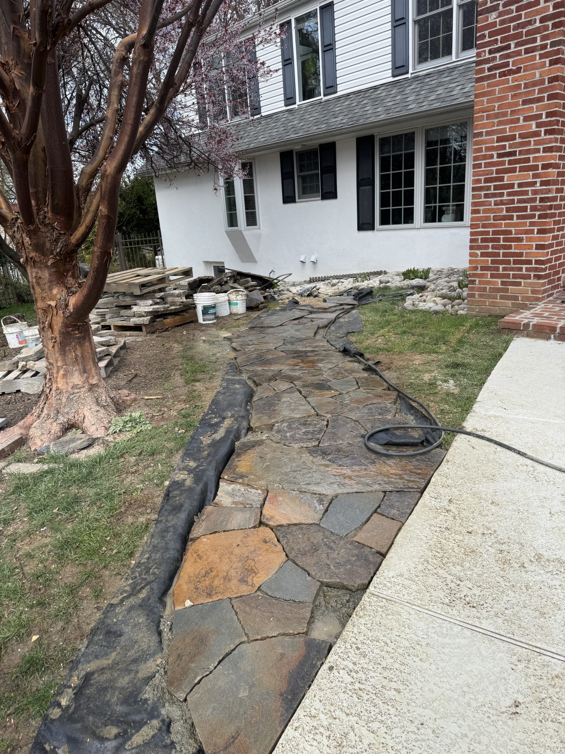 Stone Walkway Installation | Newtown Square, PA