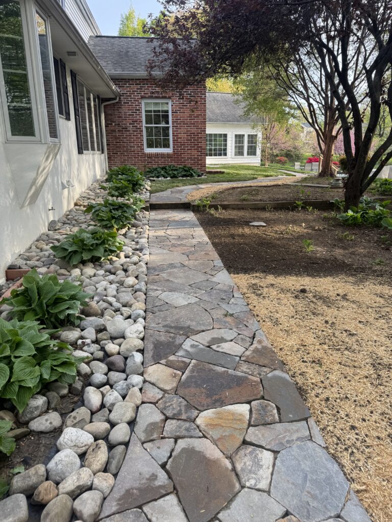 stone walkway