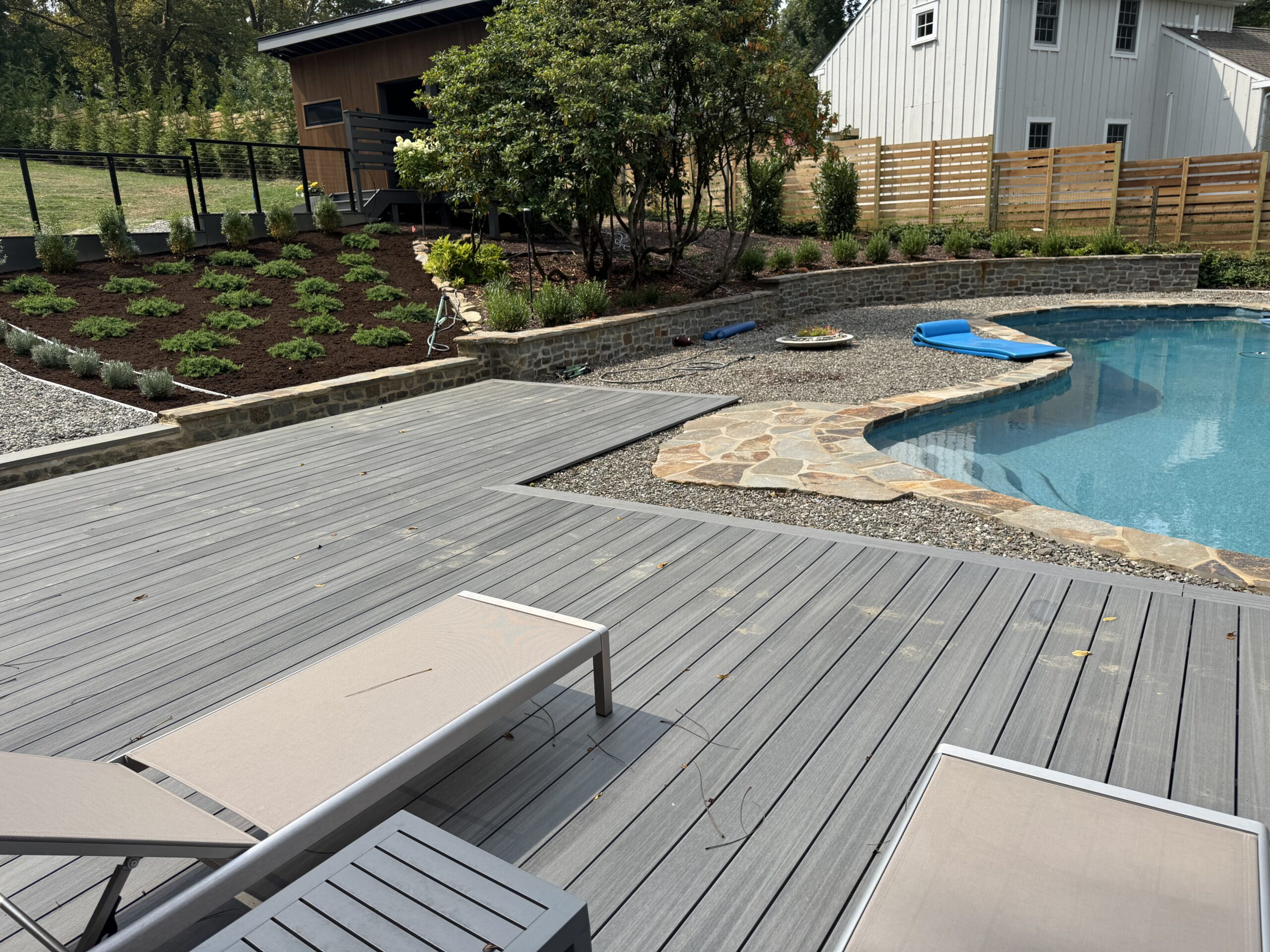 Wayne, pa pool renovation & landscaping